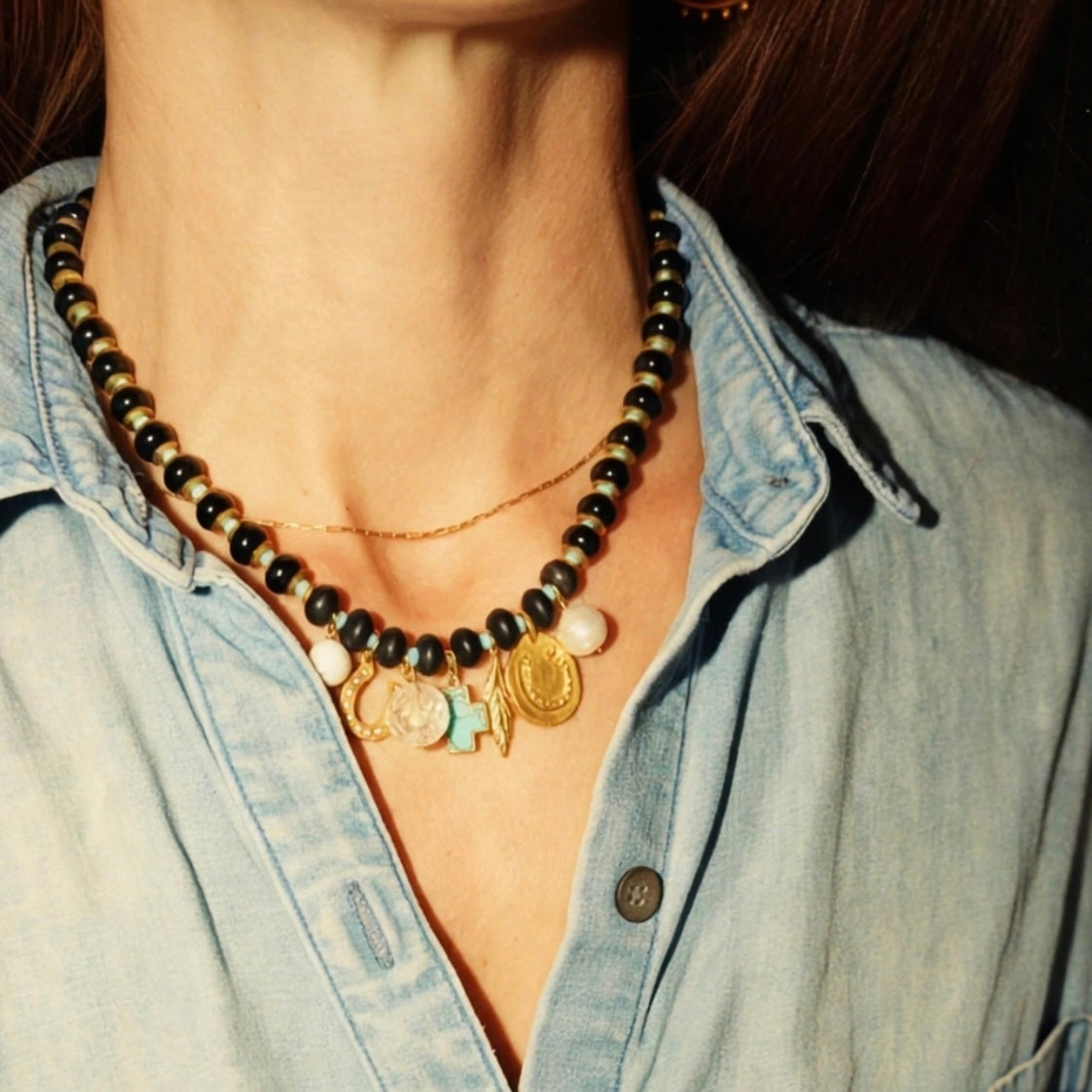 Giddy Up and Good Luck Necklace
