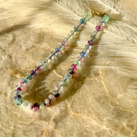 Eggplant Fluorite Necklace