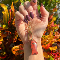 Red Carnelian Fish Necklace