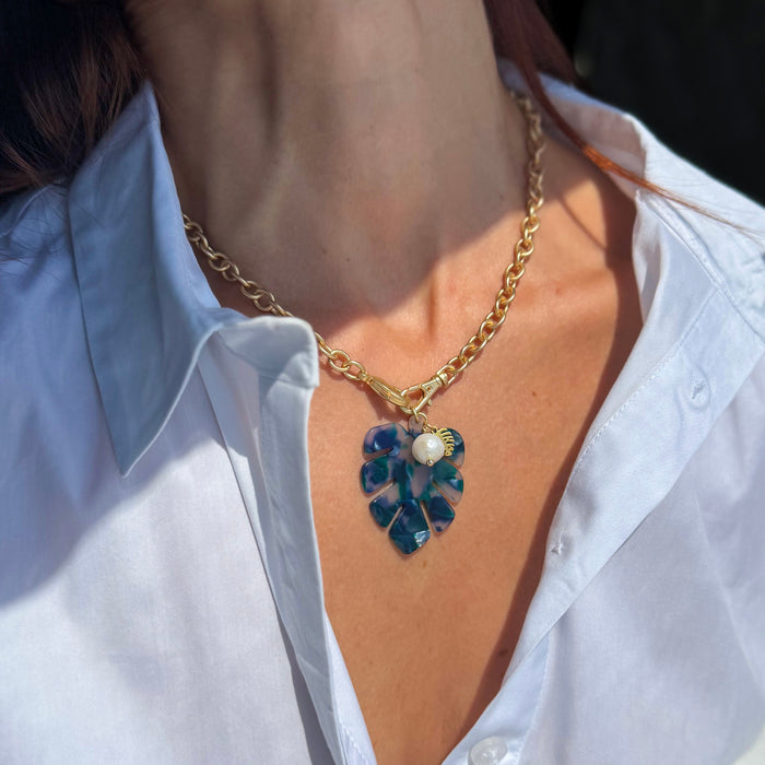 Serene Waters Charm Necklace