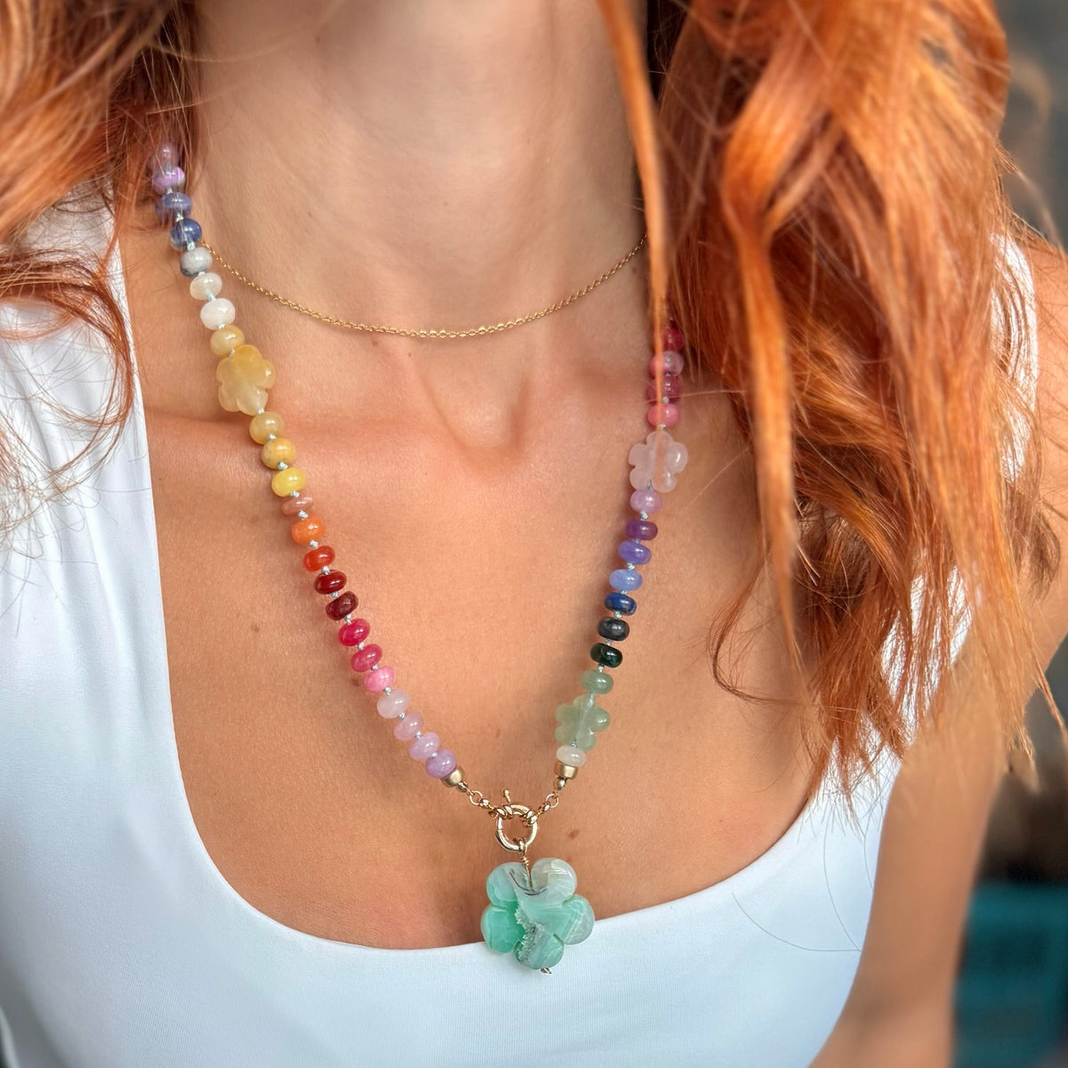 Spring Rainbow Necklace