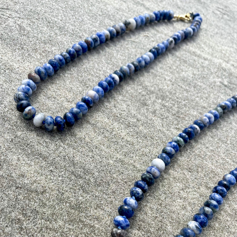 Rough Seas Sodalite Necklace