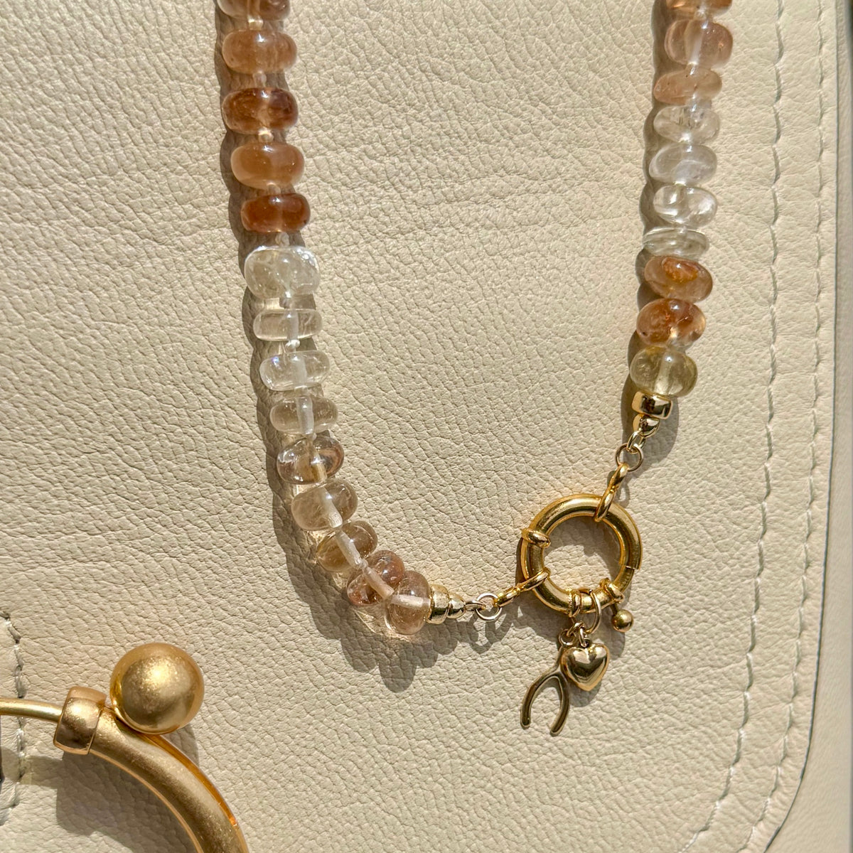 Unique topaz necklace