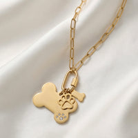 Dog Mom Charm Necklace