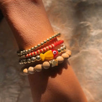 Snow Agate Stretch Bracelet