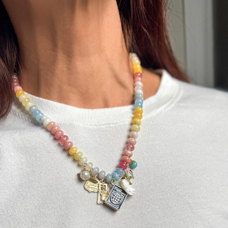 Travel Bug Charmy Knotty Necklace