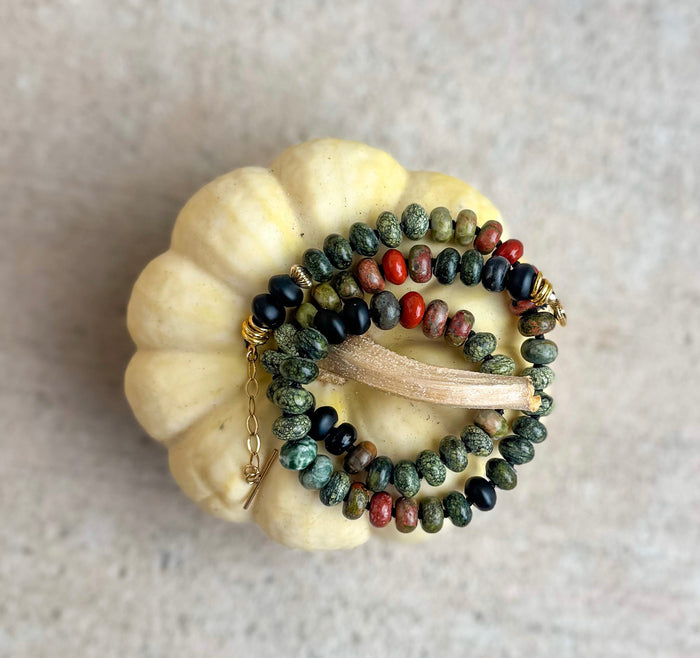 Earth & Ember Beaded Necklace