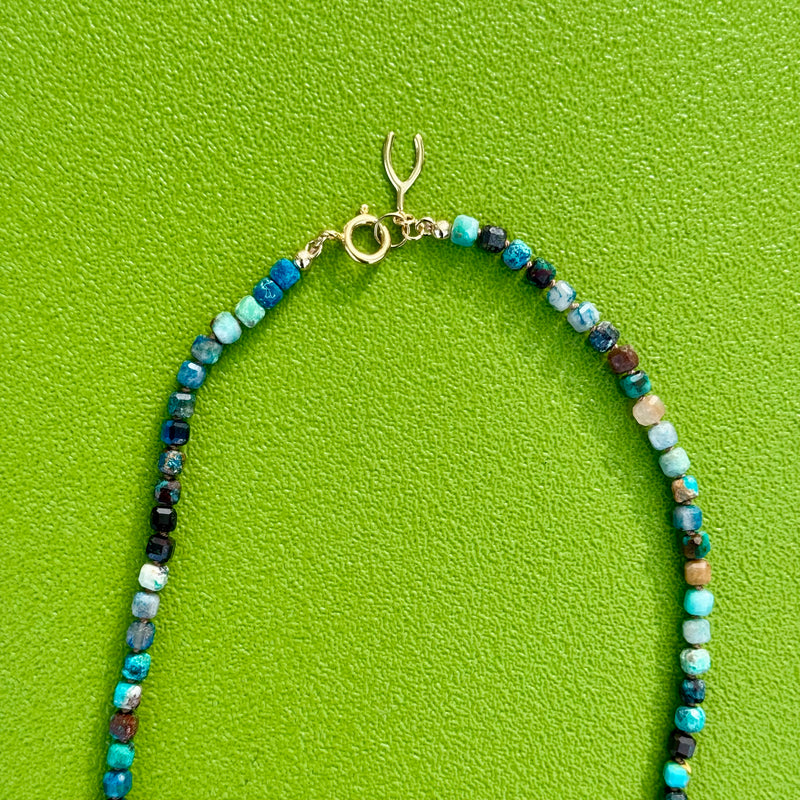 Chrysocolla Beaded Mini