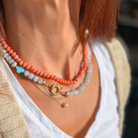 Mini Coral Choker