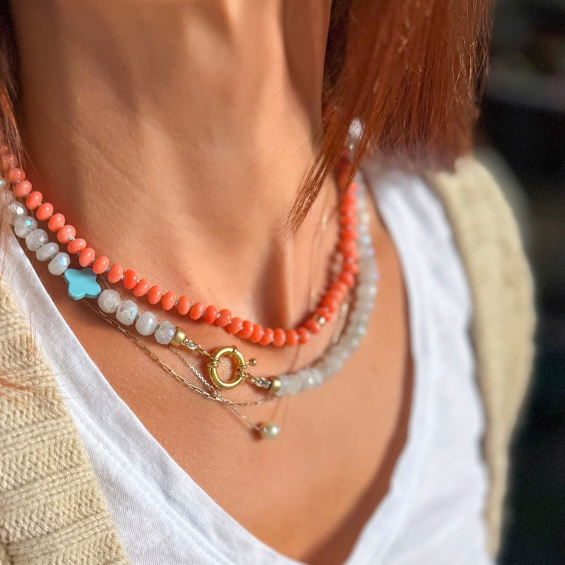 Mini Coral Choker