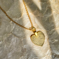 Hammered Heart Necklace