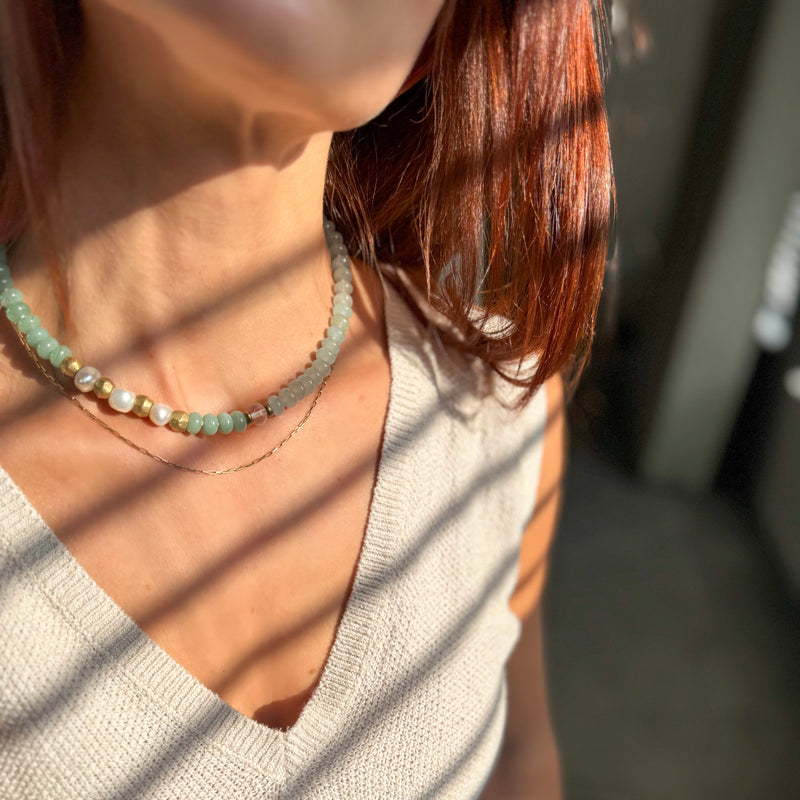 Sea Moss Aventurine Necklace