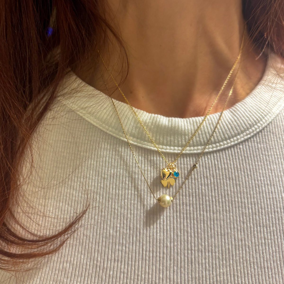 Love, Luck and Clarity Charm Necklace