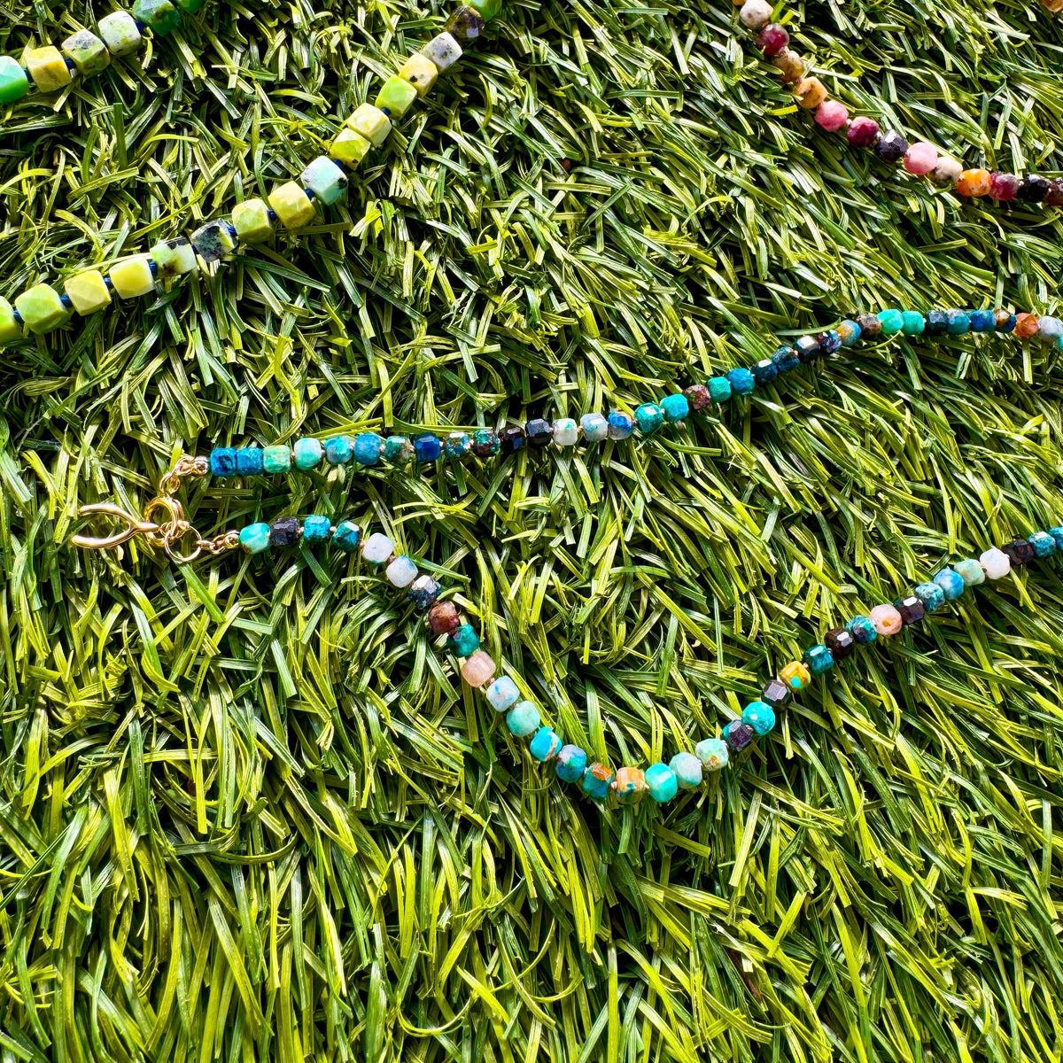 Chrysocolla Beaded Mini