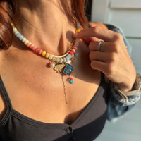 Travel Bug Charmy Knotty Necklace