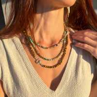 Turquoise Beaded Mini