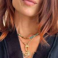 Y2K Smiley Charm Necklace