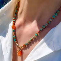 Sedona Sunset Turquoise Jasper Necklace